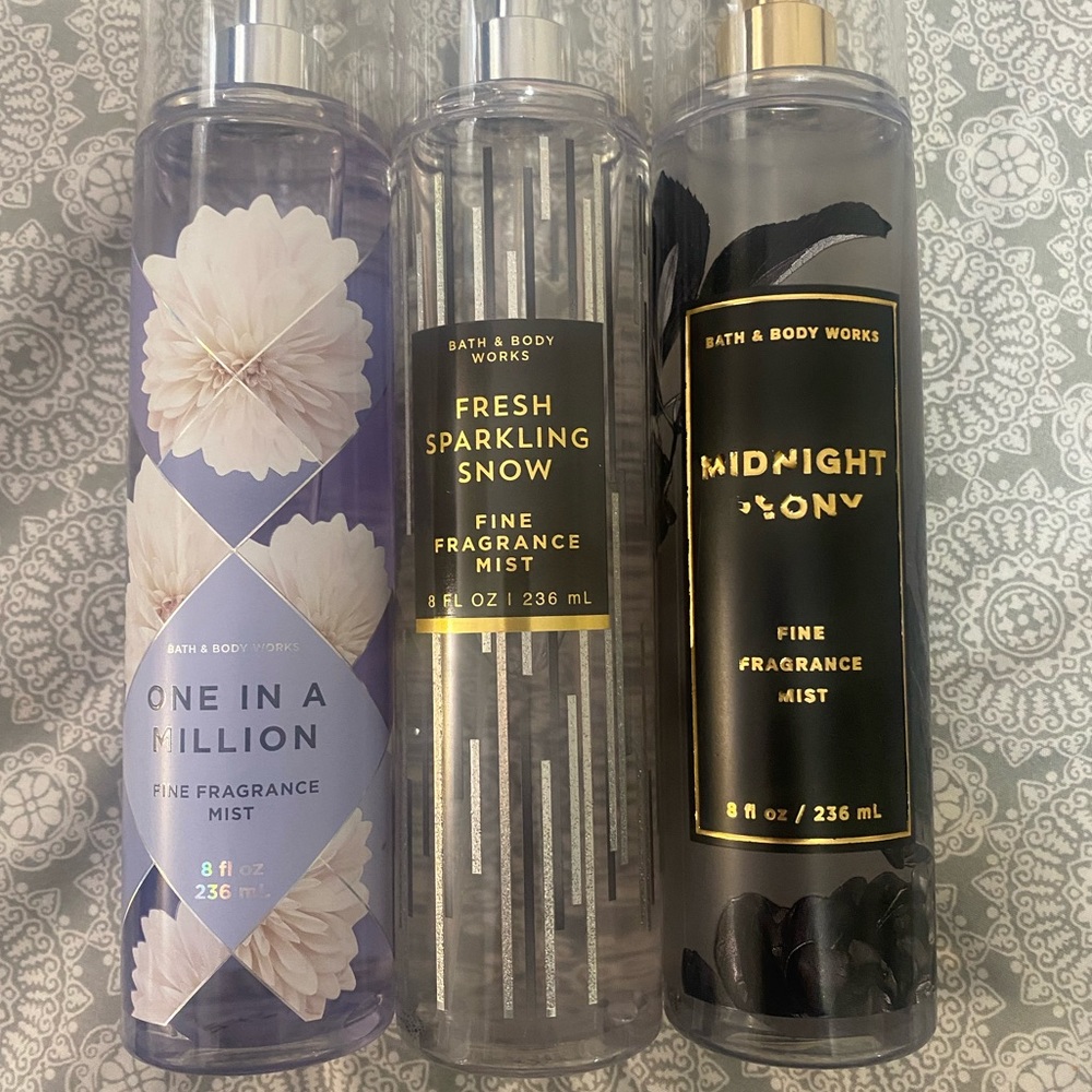 3 Retired Bath and body work